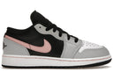 Jordan 1 Low Black Grey Pink Gs - Unmatched Kicks - Sneakers