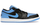 Jordan 1 Low Black University Blue - Unmatched Kicks - Sneakers