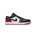 Jordan 1 Low Bred Toe 2.0 - Unmatched Kicks - Jordans