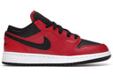 Jordan 1 Low Gym Red Black Pebbled Gs - Unmatched Kicks - Sneakers