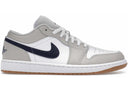 Jordan 1 Low Midnight Navy Neutral Grey - Unmatched Kicks - Sneakers