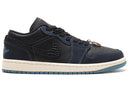 Jordan 1 Low Se Black Dark Obsidian Snakeskin Womens - Unmatched Kicks - Sneakers