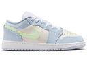 Jordan 1 Low Se Half Blue Sail Vapor Green Gs - Unmatched Kicks - Sneakers