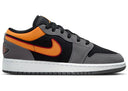 Jordan 1 Low Se Light Graphite Vivid Orange Gs - Unmatched Kicks - Sneakers