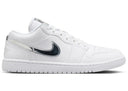 Jordan 1 Low Se White Metallic Silver Womens - Unmatched Kicks - Sneakers