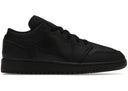 Jordan 1 Low Tumbled Leather Black Gs - Unmatched Kicks - Sneakers