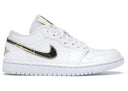 Jordan 1 Low White Metallic Gold Womens - Unmatched Kicks - Sneakers