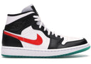 Jordan 1 Mid Alternate Swooshes Red Yellow Womens - Unmatched Kicks - Sneakers