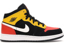 Jordan 1 Mid Black Amarillo Team Orange Gs - Unmatched Kicks - Sneakers