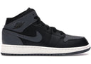 Jordan 1 Mid Black Dark Grey Gs - Unmatched Kicks - Sneakers