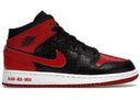 Jordan 1 Mid Bred Text Gs - Unmatched Kicks - Sneakers