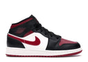 Jordan 1 Mid Bred Toe (Gs) - Unmatched Kicks - Sneakers