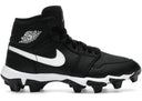 Jordan 1 Mid Cleat Black White Gs - Unmatched Kicks - Sneakers