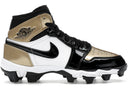 Jordan 1 Mid Cleat Patent Gold Toe Gs - Unmatched Kicks - Sneakers