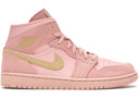 Jordan 1 Mid Coral Gold - Unmatched Kicks - Sneakers