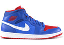 Jordan 1 Mid Detroit Pistons - Unmatched Kicks - Sneakers