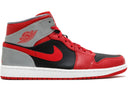 Jordan 1 Mid Fire Red Cement - Unmatched Kicks - Sneakers