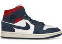 Jordan 1 Mid French Blue Gym Red Womens - Unmatched Kicks - Sneakers