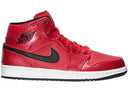 Jordan 1 Mid Gym Red Black Patent - Unmatched Kicks - Sneakers