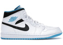 Jordan 1 Mid Laser Blue - Unmatched Kicks - Sneakers