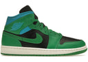 Jordan 1 Mid Lucky Green Aquatone Womens - Unmatched Kicks - Sneakers