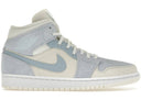 Jordan 1 Mid Mixed Textures Blue - Unmatched Kicks - Sneakers