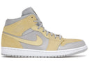 Jordan 1 Mid Mixed Textures Yellow - Unmatched Kicks - Sneakers
