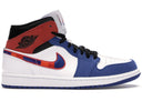 Jordan 1 Mid Multi - Color Swoosh - Unmatched Kicks - Sneakers