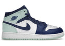 Jordan 1 Mid Mystic Navy Mint Foam Gs - Unmatched Kicks - Sneakers