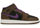 Jordan 1 Mid Purple Mocha Gs - Unmatched Kicks - Sneakers