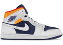Jordan 1 Mid Royal Blue Laser Orange - Unmatched Kicks - Sneakers
