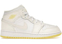 Jordan 1 Mid Sail Light Laser Orange Gs - Unmatched Kicks - Sneakers