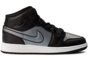 Jordan 1 Mid Se Bg Black White Gs - Unmatched Kicks - Sneakers