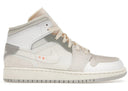 Jordan 1 Mid Se Craft Inside Out White Grey Gs - Unmatched Kicks - Sneakers