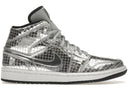 Jordan 1 Mid Se Disco Metallic Silver Womens - Unmatched Kicks - Sneakers