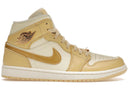 Jordan 1 Mid Se Pale Vanilla Metallic Gold (Women'S) - Unmatched Kicks - Sneakers