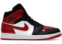 Jordan 1 Mid Se Patent Bred Toe - Unmatched Kicks - Sneakers