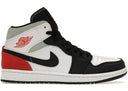 Jordan 1 Mid Se Red Black Toe - Unmatched Kicks - Sneakers