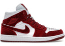 Jordan 1 Mid Se Red Velvet Womens - Unmatched Kicks - Sneakers