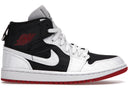 Jordan 1 Mid Se Utility Canvas White Black Gym Red (Women'S) - Unmatched Kicks - Sneakers