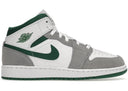 Jordan 1 Mid Se White Pine Green Smoke Grey Gs - Unmatched Kicks - Sneakers