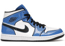 Jordan 1 Mid Signal Blue - Unmatched Kicks - Sneakers