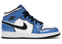 Jordan 1 Mid Signal Blue Gs - Unmatched Kicks - Sneakers