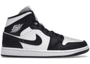Jordan 1 Mid Split Black White Womens - Unmatched Kicks - Sneakers