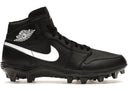 Jordan 1 Mid Td Cleat Black White - Unmatched Kicks - Sneakers
