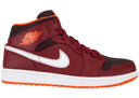 Jordan 1 Mid Team Red Electric Orange - Unmatched Kicks - Sneakers