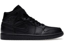 Jordan 1 Mid Triple Black - Unmatched Kicks - Sneakers