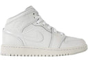 Jordan 1 Mid Triple White 2020 Gs - Unmatched Kicks - Sneakers