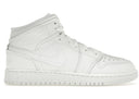 Jordan 1 Mid Triple White 2023 Gs - Unmatched Kicks - Sneakers
