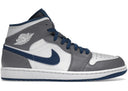 Jordan 1 Mid True Blue - Unmatched Kicks - Sneakers